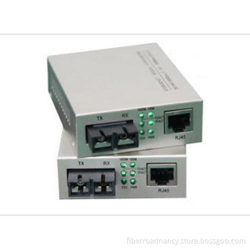 Multi / Single Mode Fiber Optic Media Converter Transmission 1000 Base-SX / LX